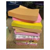 10 colored & 5 yellow (dirty on side) 3'x3' post i