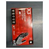 100 Medium Black Nitrile Gloves X3