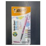 12 Bic Pastel Brite liner highlighters