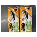 20 Bic Roundstic Pens ballpoint Black