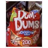 dum dums lollipops 200 ct exp 5/28
