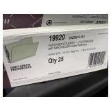3 boxes 25ct @ grey green fastener folders