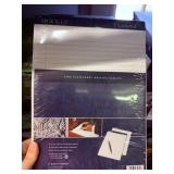 4 legal pads, white