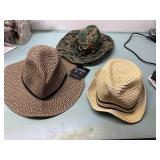 3 hats