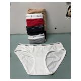 6pr womens small 5 HANES high cut cottom underwea