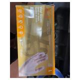 vinyl gloves poweder free size large 100ct