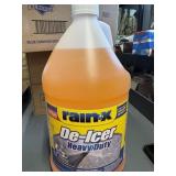rain x deicing windshield fluid, 1 gallon orange