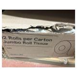 12 jumbo rolls toilet paper