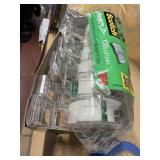 6 rolls scotch magic tape in dispensers