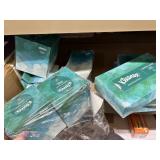 kleenex tissues 5 squares, 3 rectangles