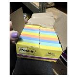 post its 18pads, 90 sheets @ 2'x2'  multicolor