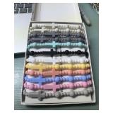 12 Rubber Poxtex Cross Bracelets