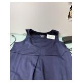 Girl's 10/12 Children's Place A line Dress navy bl