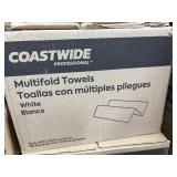 Coastwide multifold white paper towels 16 packs