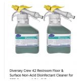 2 btls Crew Bathroom floor & surface cleaner 1.5 L
