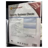 docugard security business checks 3.5' x 7'