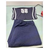 girls size 18+ bermuda shorts, tube top dark blue