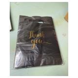 100 small plastic Thank you bags 6' x 8'