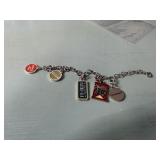 Longaberger Charm Bracelet w/ 5 charms
