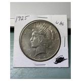 1925 Peace Silver Dollar Coin