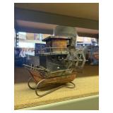 tug boat metal music box