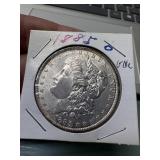 1885 O Morgan Silver Dollar coin