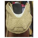 quilted dog carrier,and back pack  small to medium