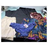 womens large/xlarge black top/matching skirt,