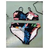 KANU girls size 12 swim suit 2pc