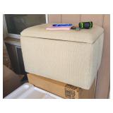 Used - Padded Storage Ottoman 21x16x14'