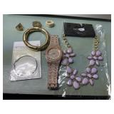 Super Sparkle Watch & Costume Jewelry