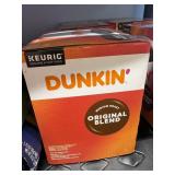 dunkin kcups 44ct original blend exp 7.26