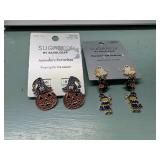 2 Sets Halloween Earrings SugarFix