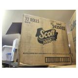 scott 32 rolls toilet paper 1 ply unscented