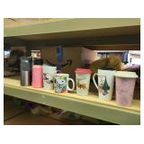 mug collection , water bottle, travel cup