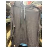 members mark womens 2xl hooded jacket brown
