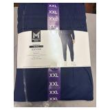 members mark womens 2xl joggers, navy