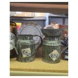 sifter, porcelain grayware funnel, 2 steins