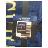 west virginia university throw 60'x70 inches