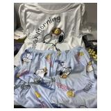 Adult XL Snoopy PJ set short sleeve and shorts