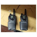 2 motorola walkie talkies talk about