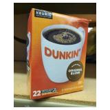 dunkin kcups 22 ct. exp 5/26  orginal blend