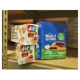 16 jiffy peanut butter to go, 16 nutri grain