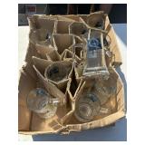 9 heavy glass beer mugs, quality service