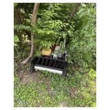 scrap pile - double fridge, snow blower, 300 ga
