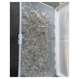 tote / lid clear glass sugar and creamers