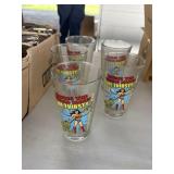 5 Wonder Women collector glasses