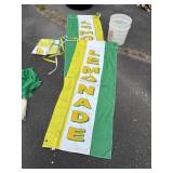 4 LEMONADE FLAGS 2FT X 4FT @