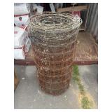 roll of woven wire fence