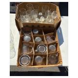 2 boxs misc. drinking glasses various